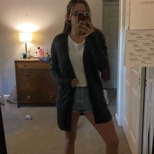 NBW: GAP Long Grey Cardigan